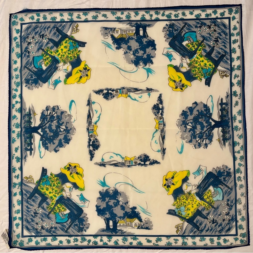 Nasharr Freres, Ltd. Vintage Holly Hobbie Scarf